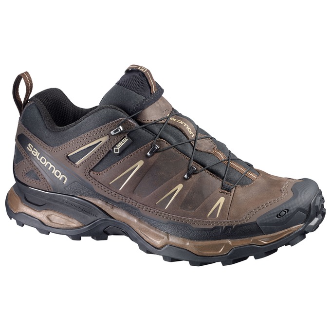 SALOMON X ULTRA LTR GTX® Philippines - Men's Hiking Shoes - Brown Black | 690132-DLN